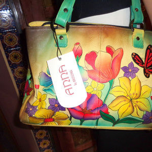 Anna by Anuschka women's genuine leatherlarge twin